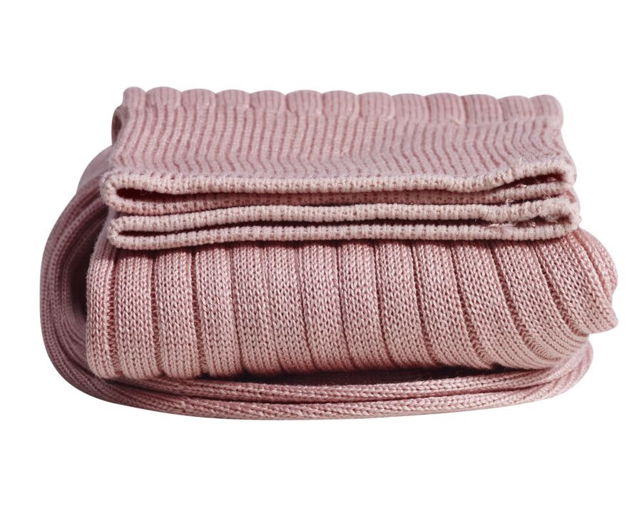 Chaussettes Homme en Fil d'Écosse Vieux Rose — Douceur & Élégance