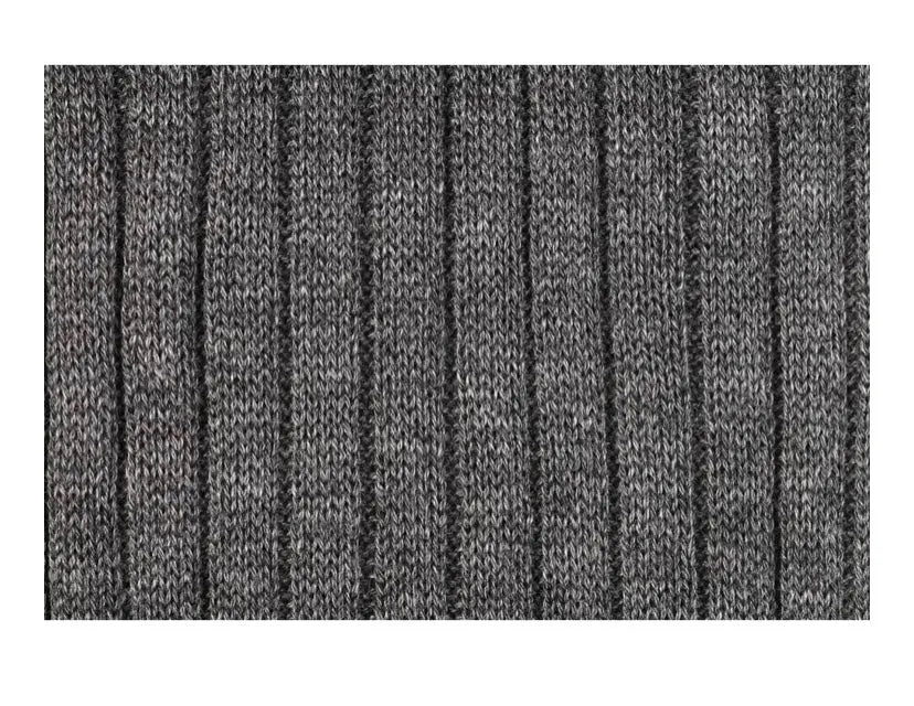 Chaussettes en fil d’écosse gris moyen AZERTI