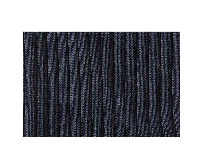 Chaussettes en fil d’écosse marine