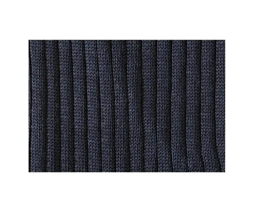 Chaussettes en fil d’écosse marine AZERTI