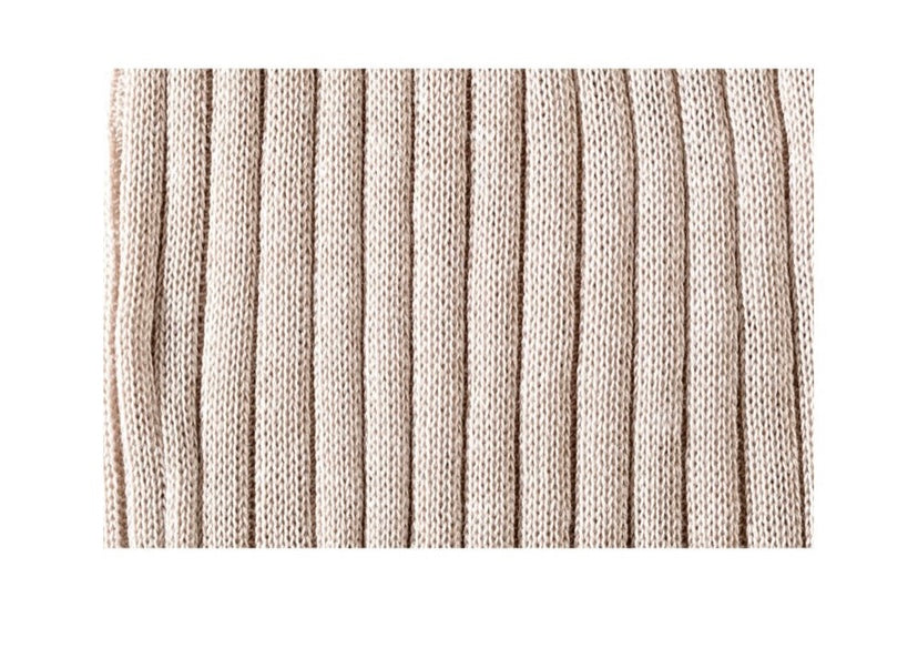 Chaussettes en fil d’écosse beige