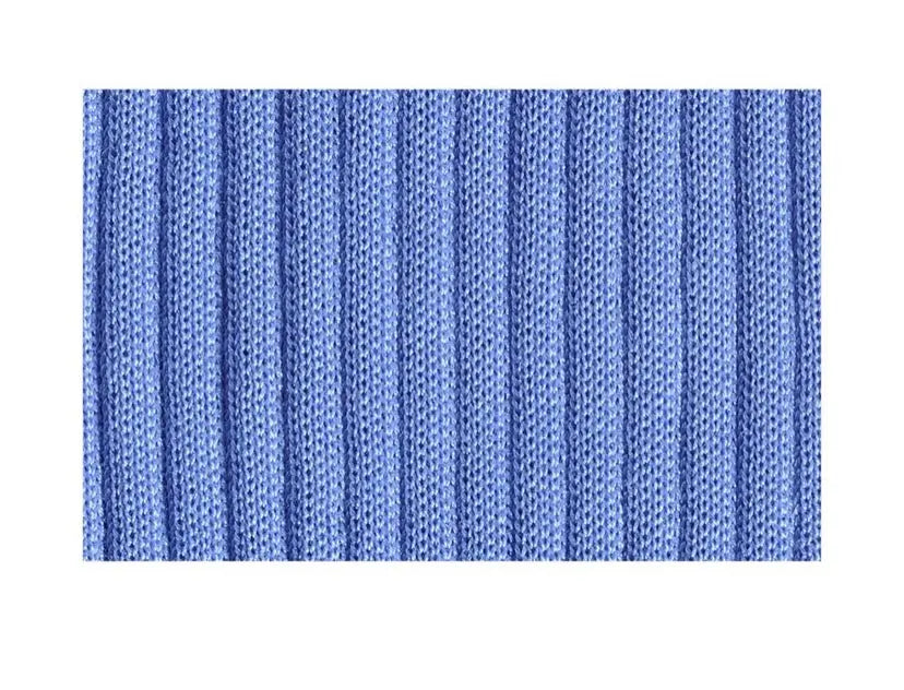 Chaussettes en fil d’écosse bleu moyen AZERTI