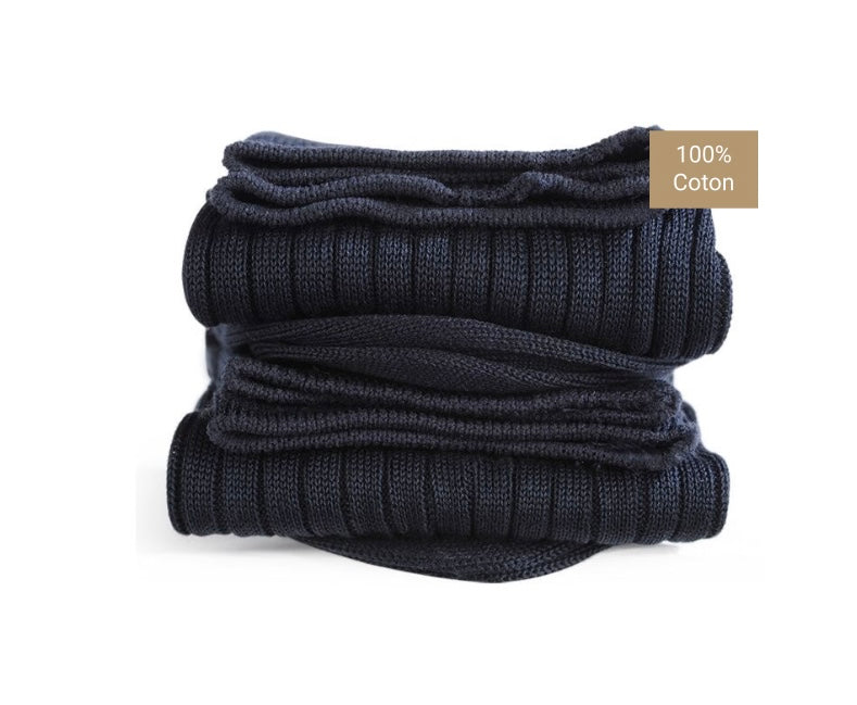 Chaussettes en fil d’écosse marine