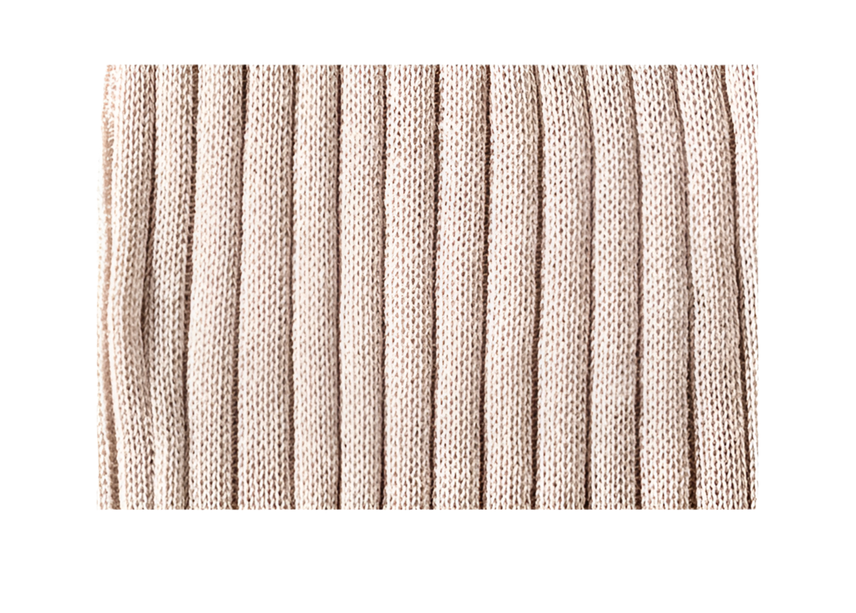 Chaussettes en fil d’écosse beige