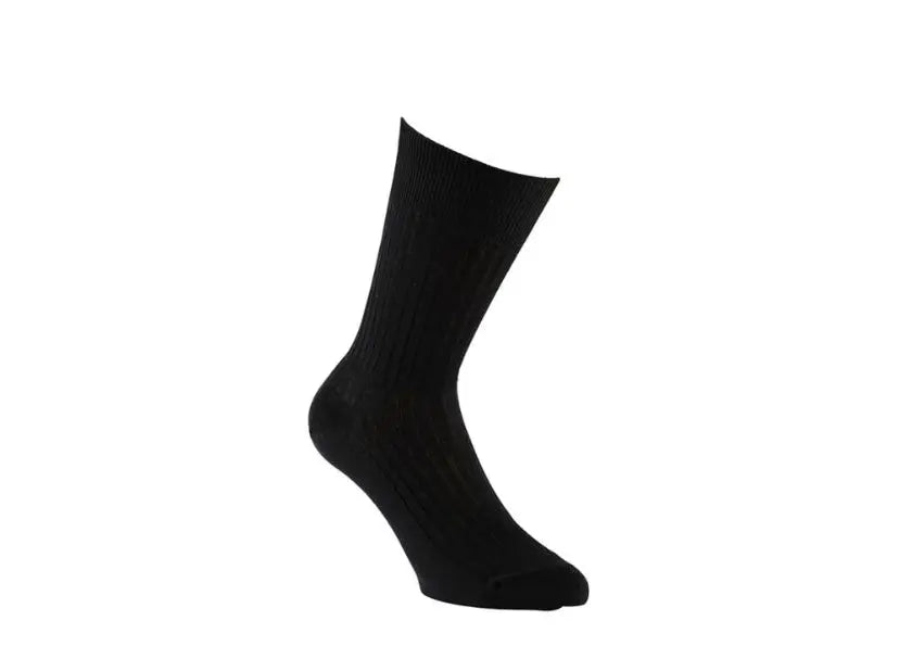 Chaussettes noir en fil d’écosse AZERTI