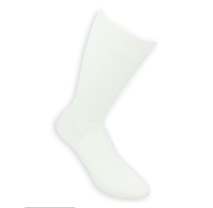 Chaussettes en fil d’écosse blanc