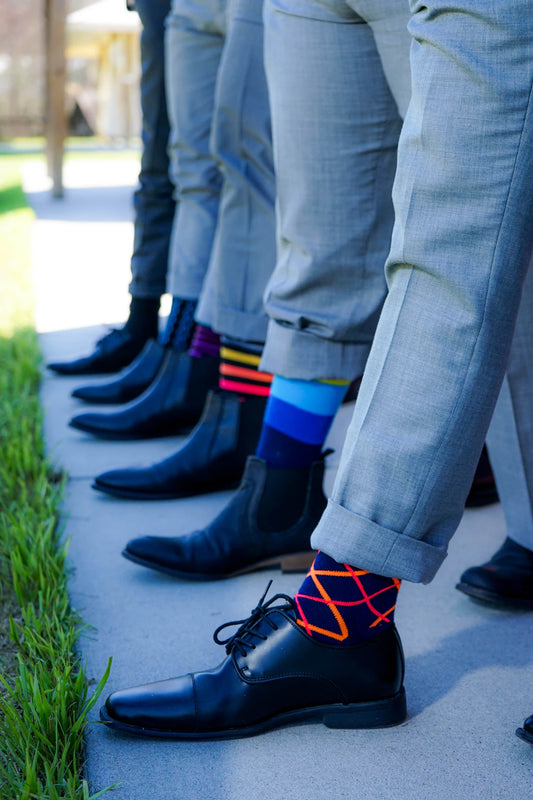Chaussettes en fil d'écosse élégantes pour mocassins