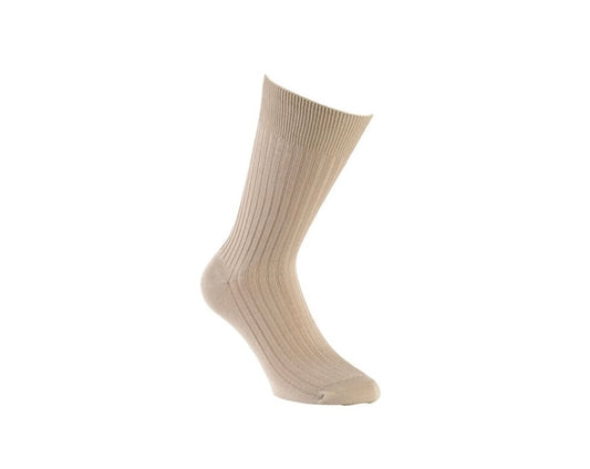 Chaussettes en fil d’écosse beige