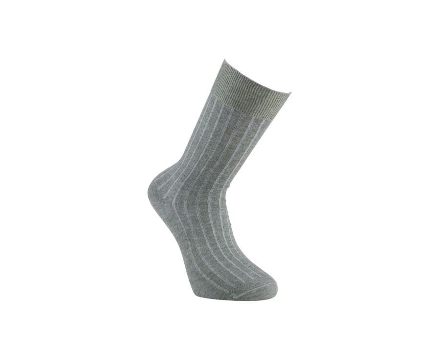 Chaussettes gris clair