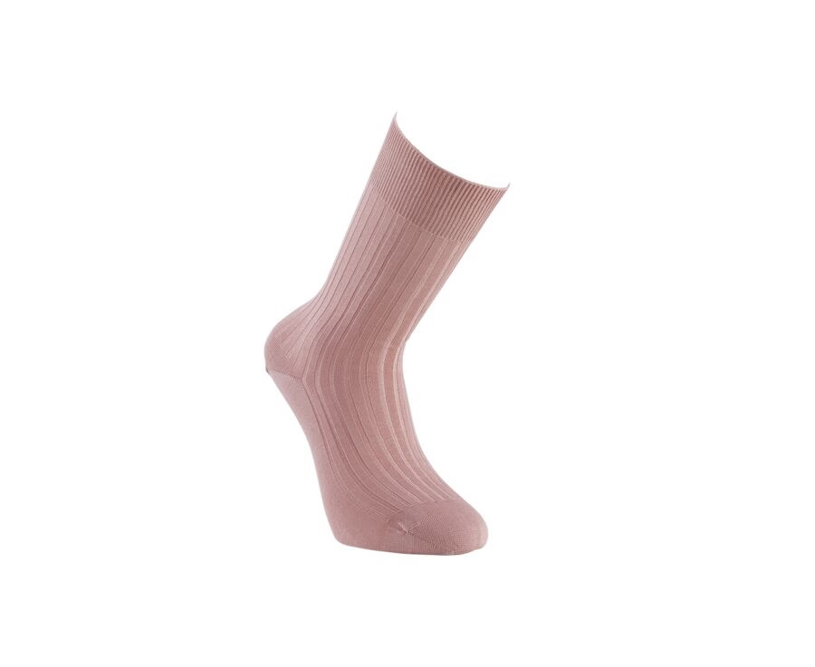 Chaussettes en Fil d’Écosse Homme vieux rose