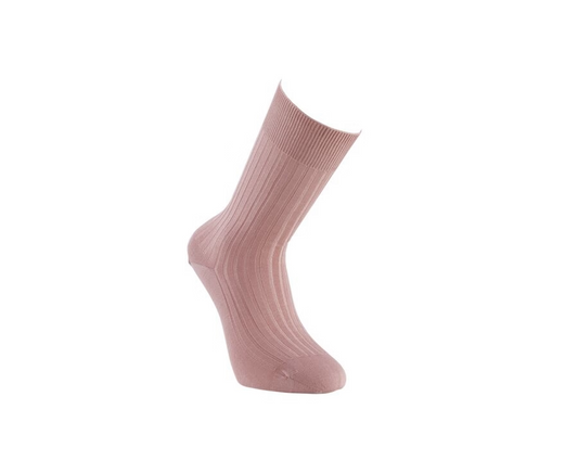 Chaussettes en Fil d’Écosse Homme vieux rose