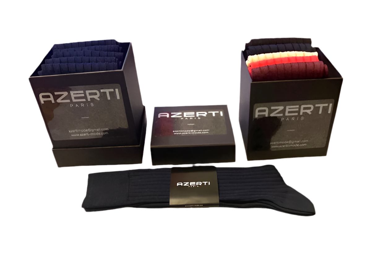 Coffret de 5paires de chaussettes en coton fil d’ecosse