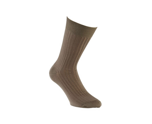 Chaussettes Homme en Fil d’Écosse taupe