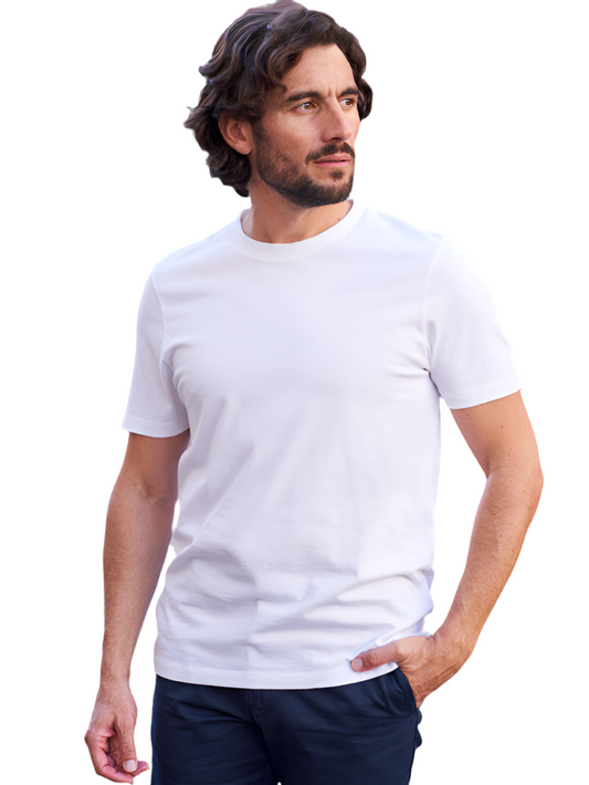 T-shirt 100% coton blanc