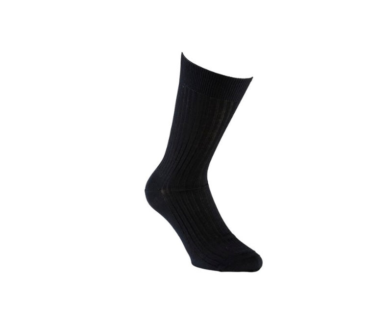 Chaussettes en fil d’écosse marine
