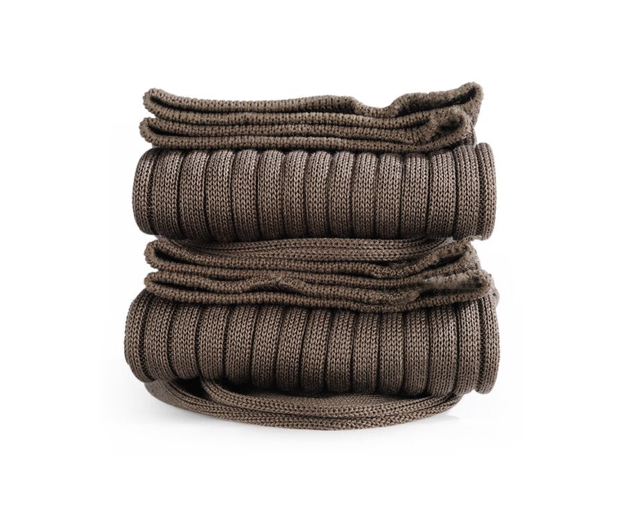 Chaussettes Homme en Fil d’Écosse taupe