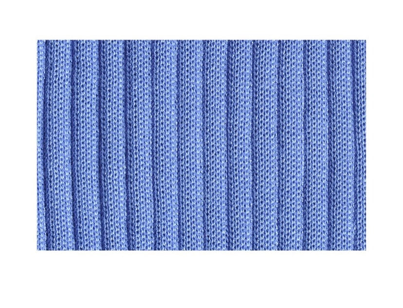 Chaussettes en fil d’écosse bleu moyen