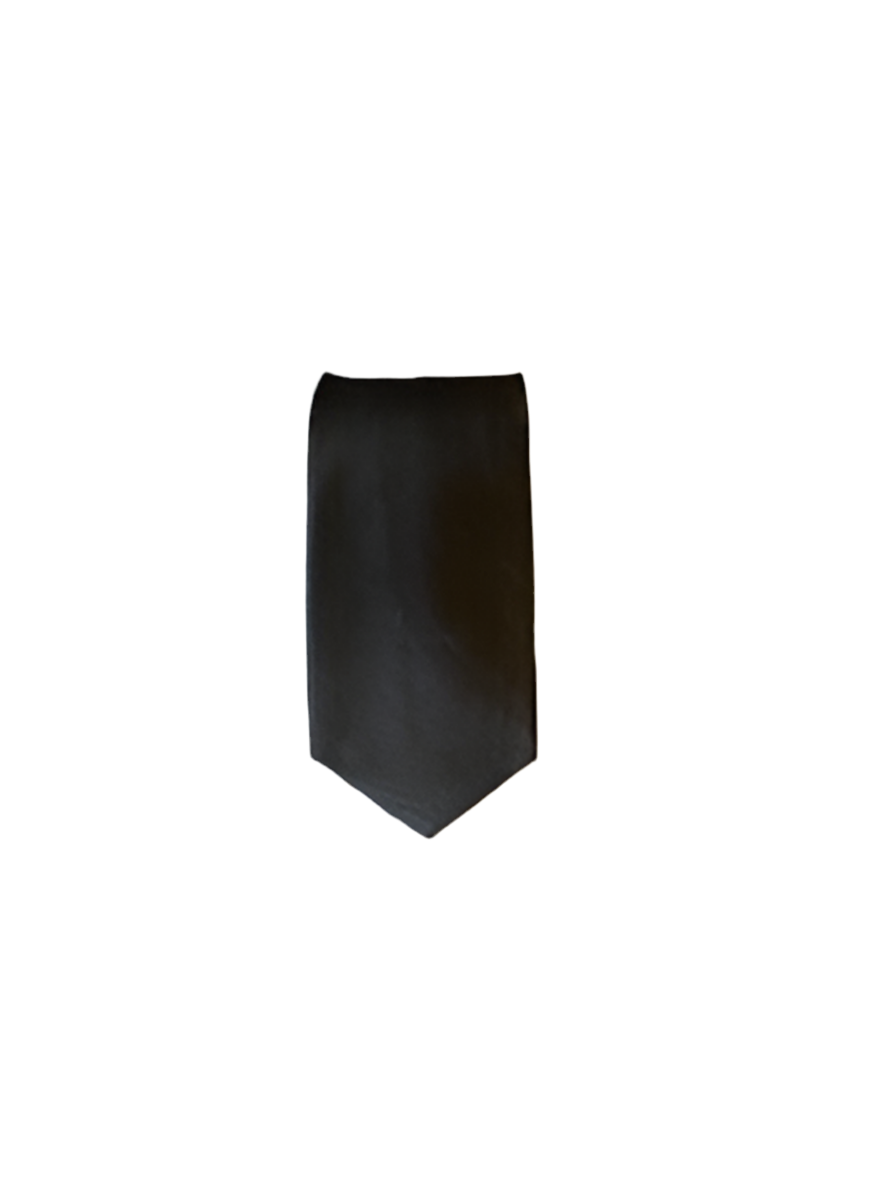cravate noir synthétique