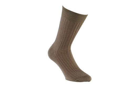 Chaussettes en fil d’écosse taupe