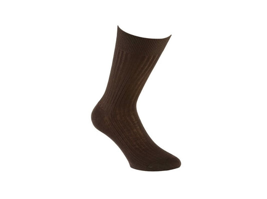 Chaussettes en fil d’écosse havane