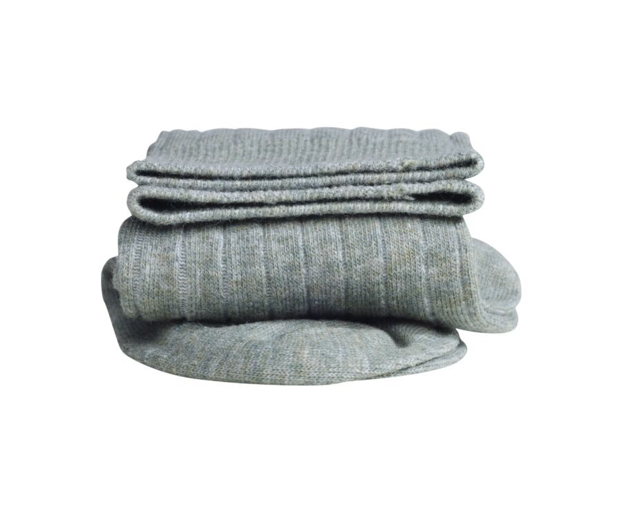 Chaussettes gris clair