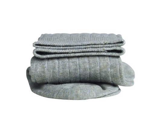 Chaussettes Homme en Fil d'Écosse gris clair