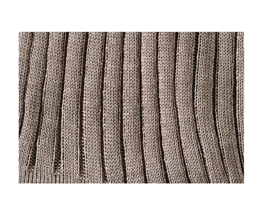 Chaussettes Homme en Fil d’Écosse taupe